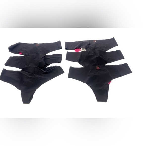 NWT La Senza black lightweight comfy modal all day wear thong underwear panty S - Picture 2 of 2
